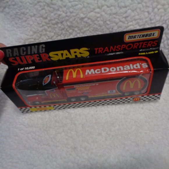 Bill Elliott McDonald's Racing Super Stars Matchbox Transporters Limited Edition - Picture 5 of 11